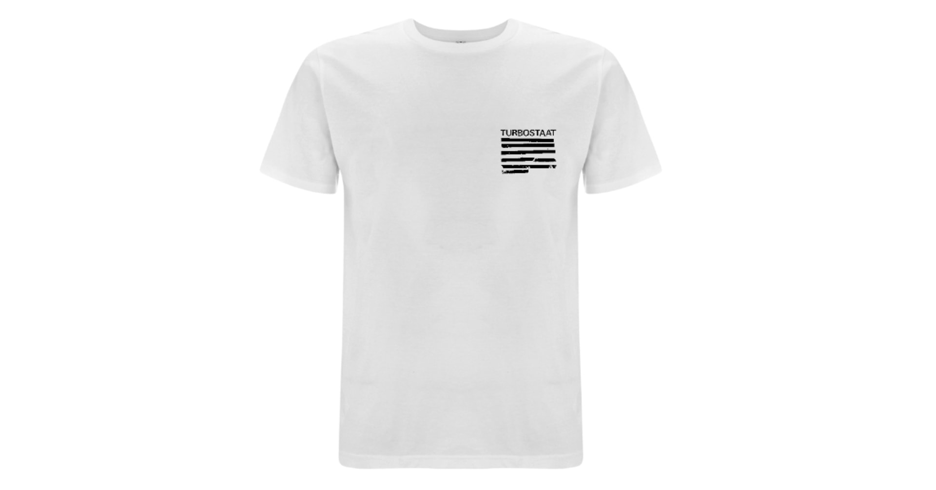  Pocket Balkenshirt, Unisex, Weiß 