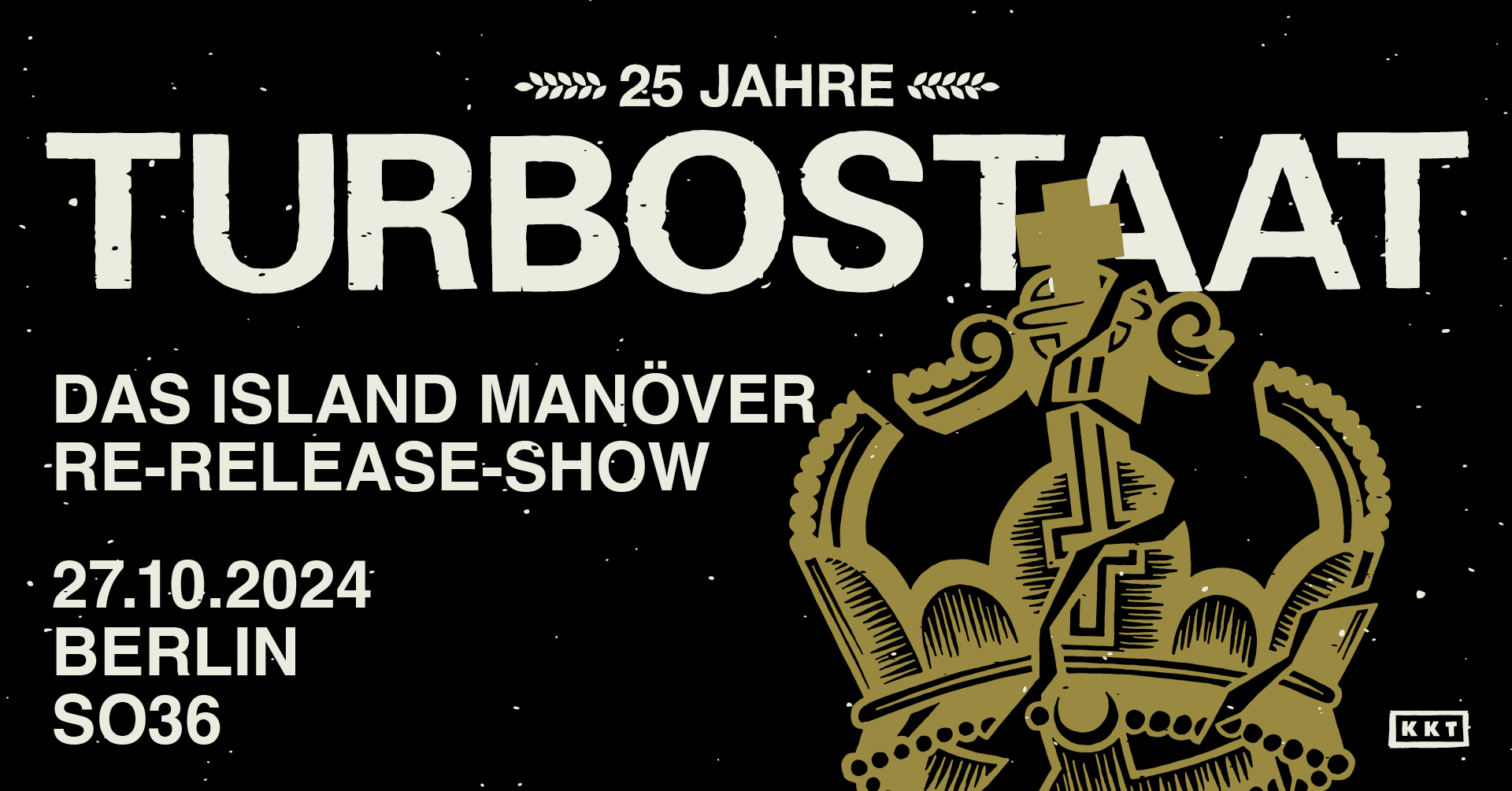 Tickets TURBOSTAAT, 25 Jahre – DAS ISLAND MANÖVER in Berlin